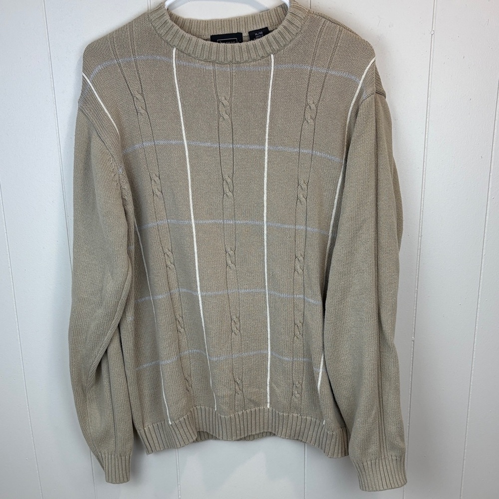 Haggar Men’s Plaid Sweater